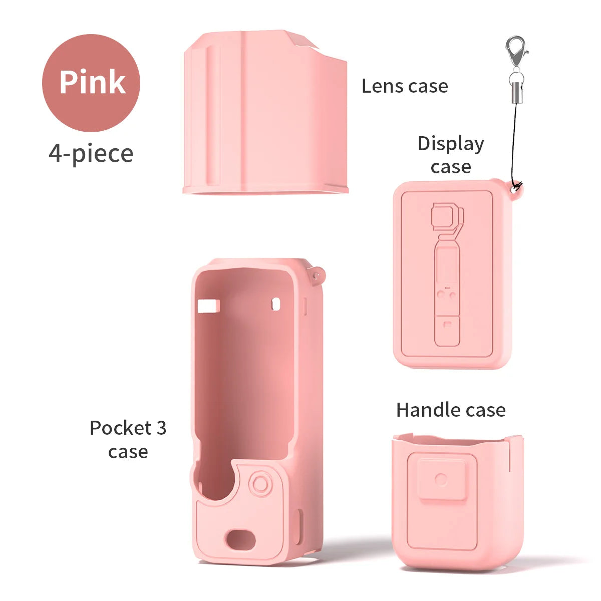 Silicone Case for DJI OSMO Pocket 3 Protective Cover Pocket3 DJI Accessories Quality Material Case Protector for Osmo Pocket 3