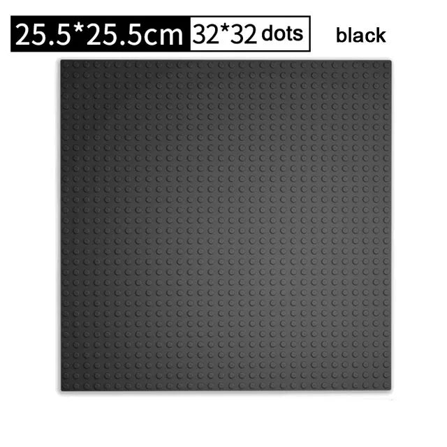 City Road Street Baseplate Straight Crossroad Curve T-Junction Building Blocks Base Plates Construction for Children Kids