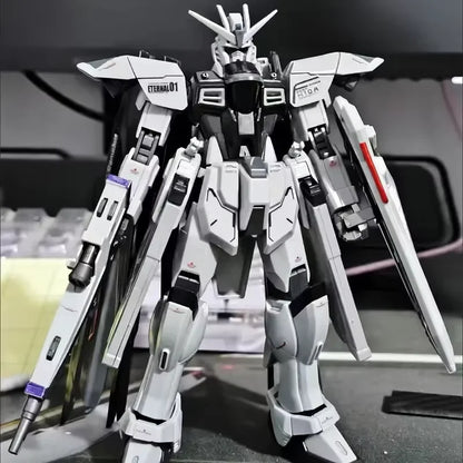 Newdom Unactivated Color Zgmf-X10a Hg 1/144 Mech Assembly Model Kit Desktop Decoration Children'S Toy Gifts Collectible