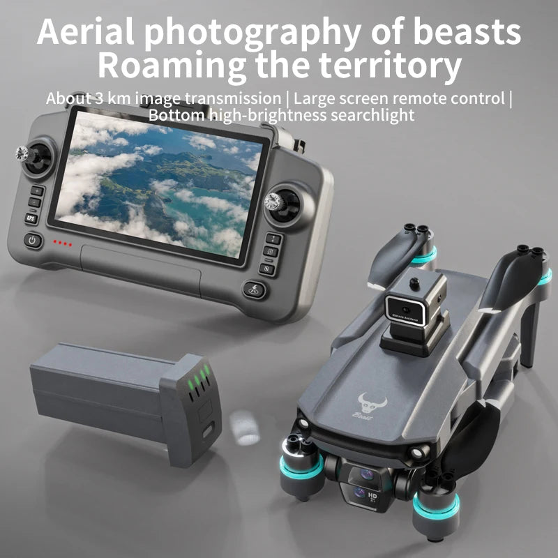 Drone GPS 8K HD Camera Aerial EIS Anti-Shaking 5G WIFI Folding Drones Brushless Obstacle Avoidance Touchscreen RC UAV SG603 Pro