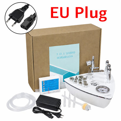 Beemyi Diamond Tip Facial Microdermabrasion Machine - Skin Exfoliation Vacuum Therapy Device for Wrinkle Reduction
