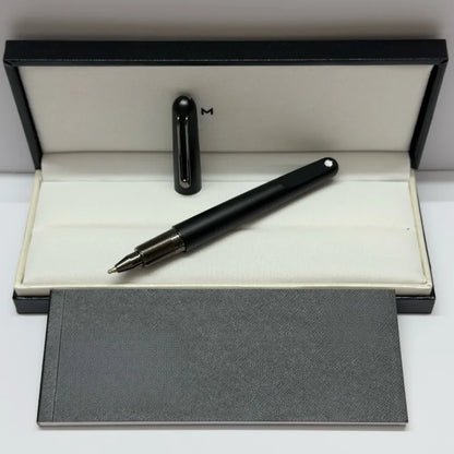 2026 New Classic Business Metal Rollerball Pen, Matte & Gloss Solid Color Grid Texture Luxury Office Signature Writing Pen