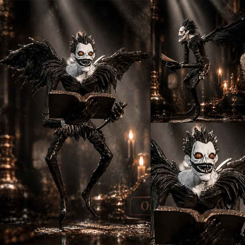 1pc 16cm/6.3in Death Note Ryuk Figure Shinigami Anime PVC Statue Collectible Model Desktop Ornament Car Decoration Gift.
