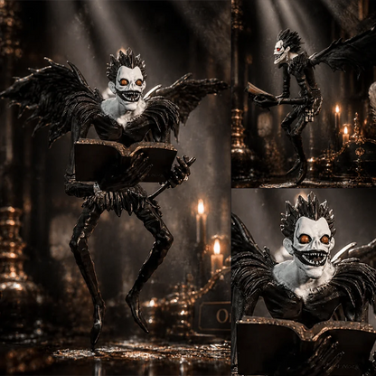 1pc 16cm/6.3in Death Note Ryuk Figure Shinigami Anime PVC Statue Collectible Model Desktop Ornament Car Decoration Gift.