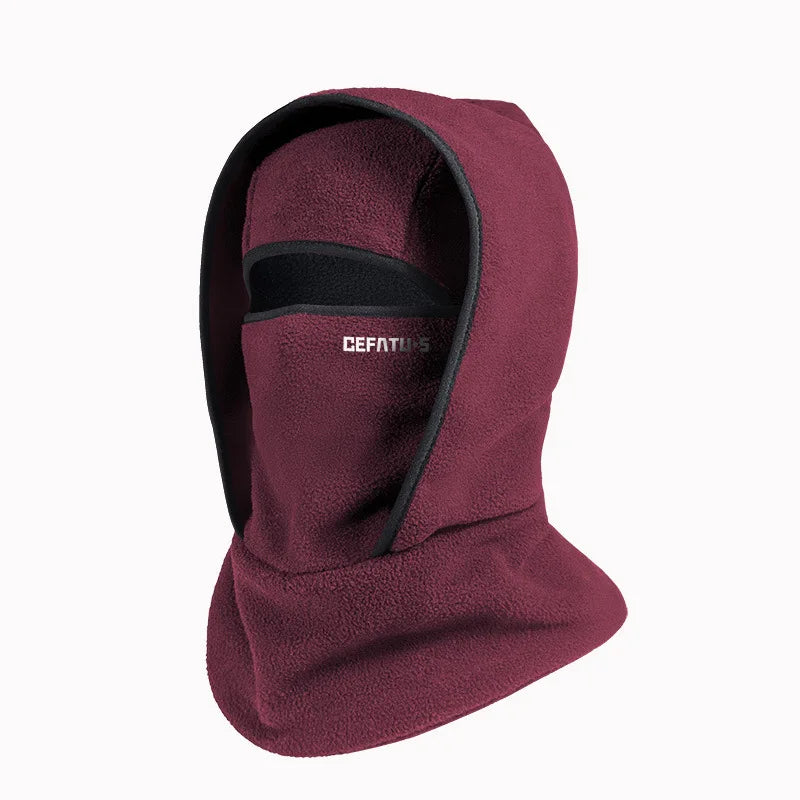 Windproof Cold-Proof Outdoor Mask, Winter 2-in-1 Hat & Neck Warmer,Ski Cycling Sports Balaclava,Soft Warm Breathable,for