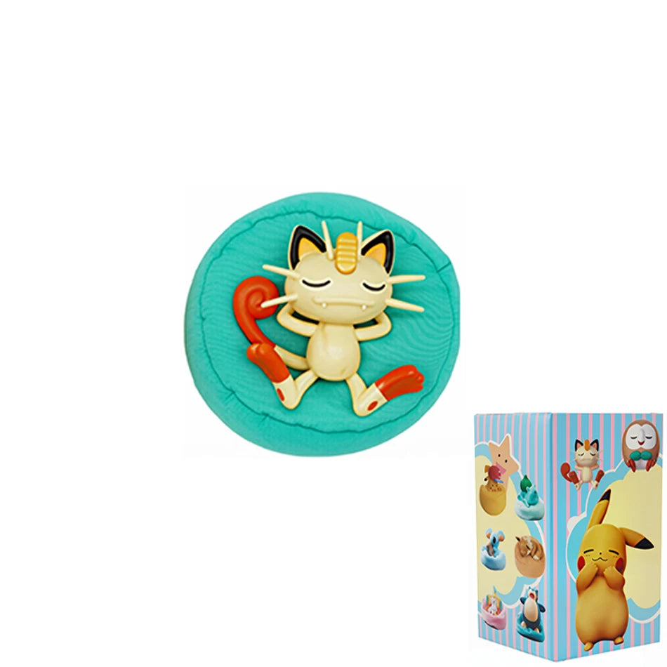 Anime Pokémon Blind Box Model Figure 1-12 Pcs Pikachu Sleep Series Interior Hand Sleeping Position Toys Gift for Sfriends