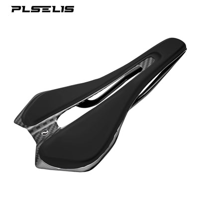 Plselis Full Carbon Saddle Light Road Bike Cushion Weight 66g/90g/100g Waterproof and Wear-Resistant Ergonomic Design