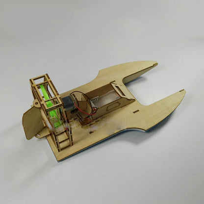 Flying Fish Assembled Electric Wind Speedboat Technology Small Production DIY Small Handmade Kit