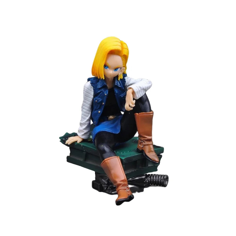 DBZ Anime Figurine Android Launch Bulma Camouflage Kawaii Sexy Bunny Girl VC Action Figures Model Collectible Toys