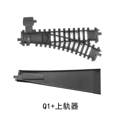 Simulation Train Remote Control Vintage Steam Train Track Accessories Spray Electric Train Carriages Locomotive Boys Toy