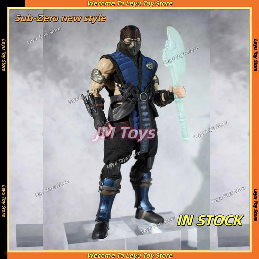 NEW Original Mortal Kombat Sub-Zero Reissue Action Figure JM Toys Figurine Classic Sub-Zero Models Doll CollectionToys Giftszai