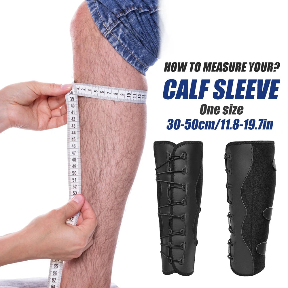 1Pcs Adjustable Calf Brace for Men Women - Leg Compression Wrap for Shin Splints & Varicose Veins, Running & Workout Support