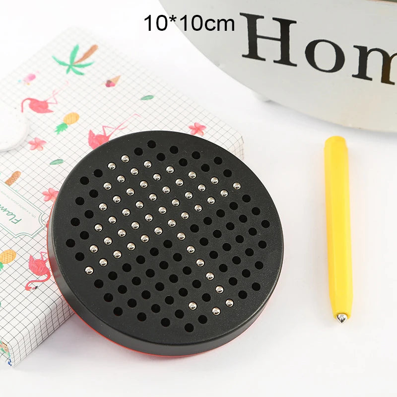 Magnetic Drawing Board Magnetized Ball Board For Kids Travel Activities Montessori Education Toy Magnet Pad Magnetic Stylus Game