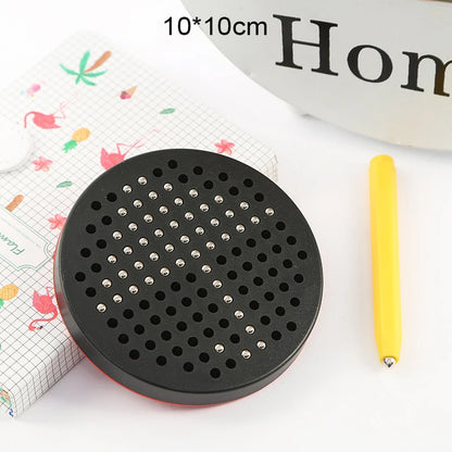 Magnetic Drawing Board Magnetized Ball Board For Kids Travel Activities Montessori Education Toy Magnet Pad Magnetic Stylus Game