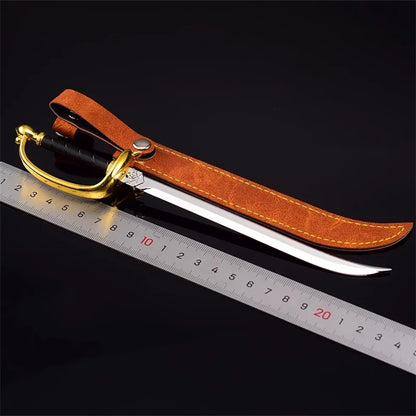 Miniature Weapon Accessories Western Knife With Leather Cover Model Toy Action Figure Soldier Scene Equipment In Stock