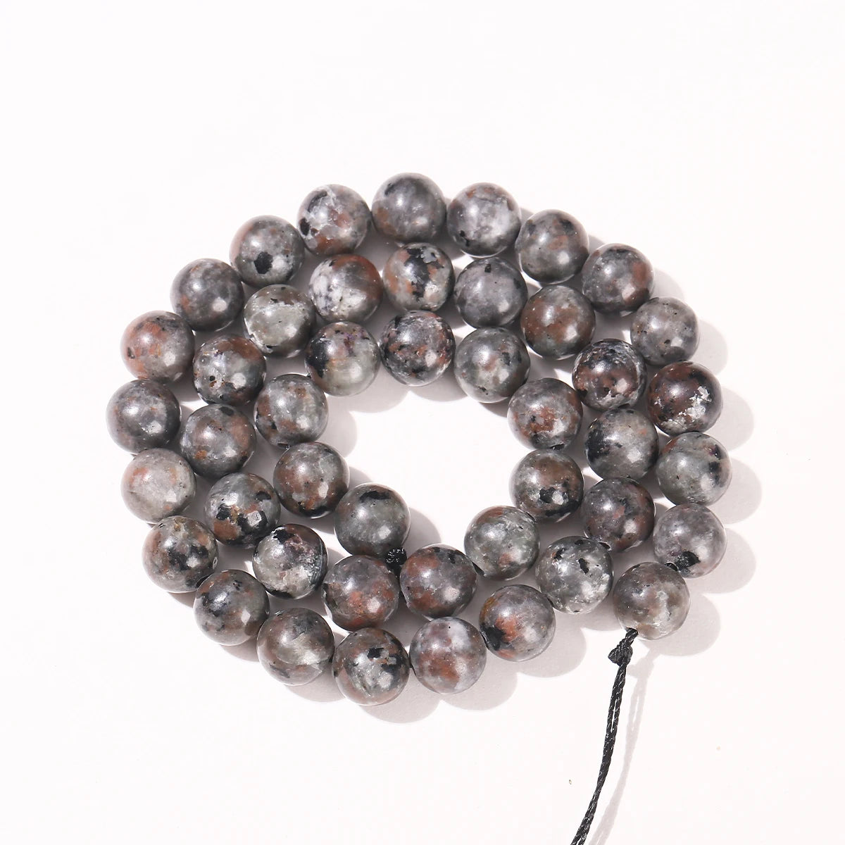 Natural Flame Stone Beads Yooperlite Fire Sodalite Round Loose Spacer Bead for Jewelry Making DIY Bracelet Necklace Accessory