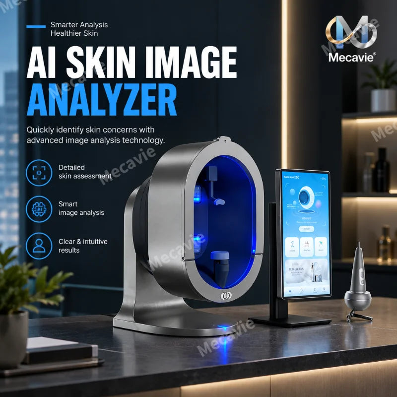 Professional 3D Facial X5 Camera Scanner Digital Skin And Hair Analysis Measuring Machine UV Facial Scanner Skin Analyzer