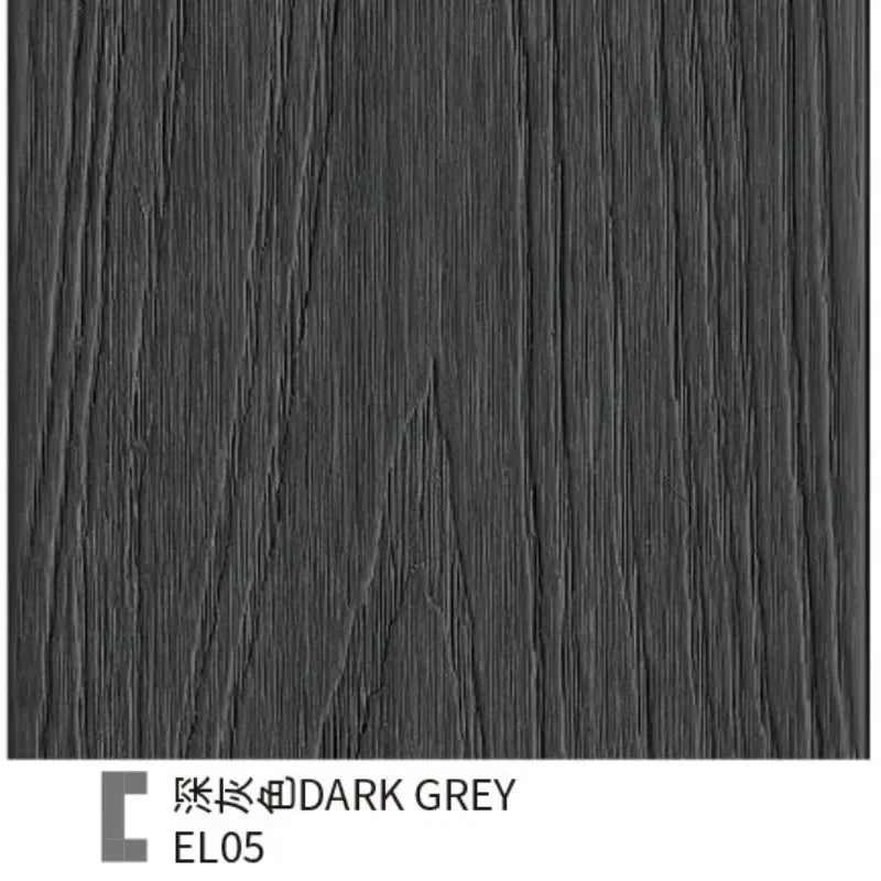WPC Wall Panel Louver Cladding Exterior Cladding Waterproof Wood Grain Villa Garden Yard Patio Backyard Outdoor Privacy Modern