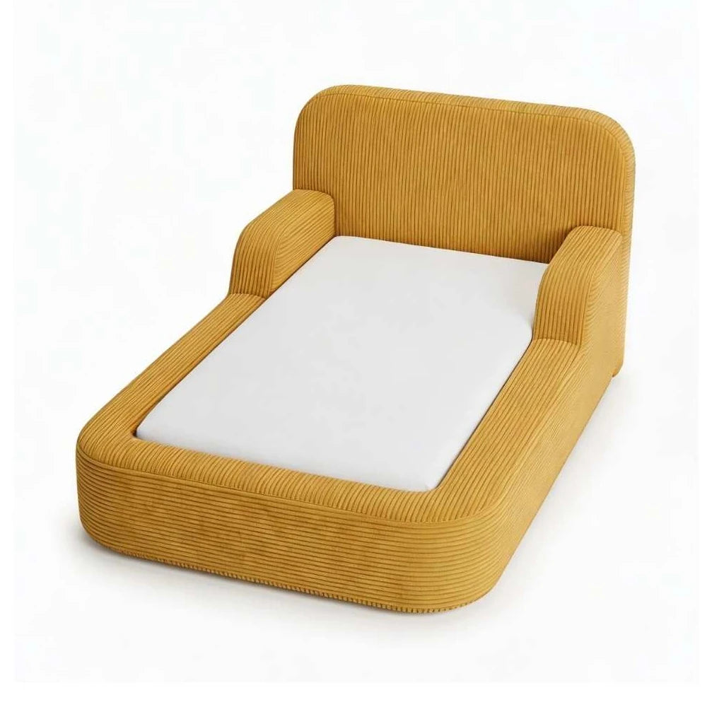 Hot Sale Montessori Foam Floor Bed for Children Bedroom Furniture Safe Kids Soft Frame Beds With Sponge Mattress Pre-Assembled