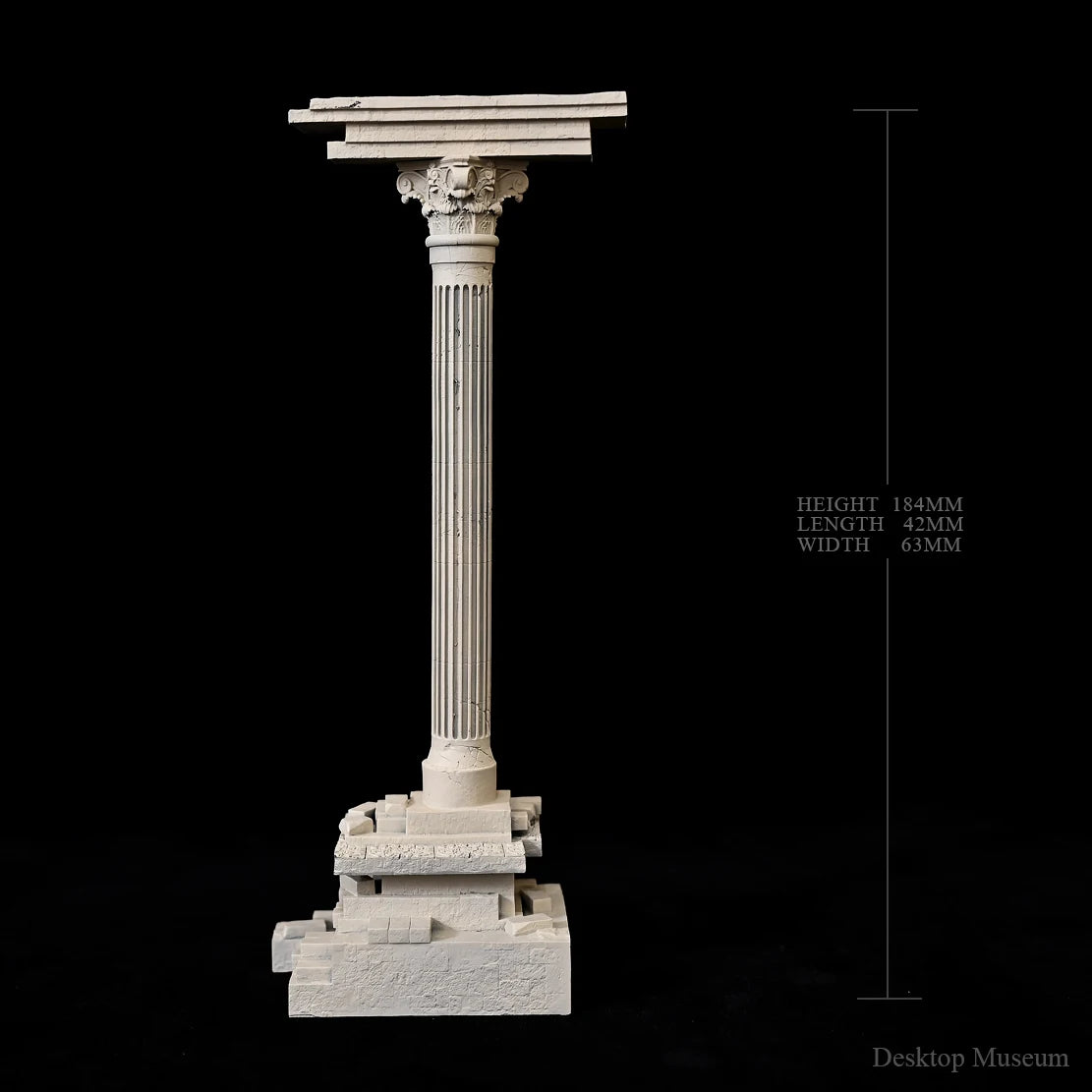 Fish Tank Water Landscape Roman Column Ornament Fish Tank Aquarium Landscape (185mm high) LTCP-407