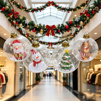 24inch Inflatable Christmas Ball Ornaments, Pvc Snowman Inflatable Christmas Decorative Balls, Suitable for Outdoor Yard, Front Porch, Swimming Pool (Christmas Tree) Inflatable Christmas Ball Decorations