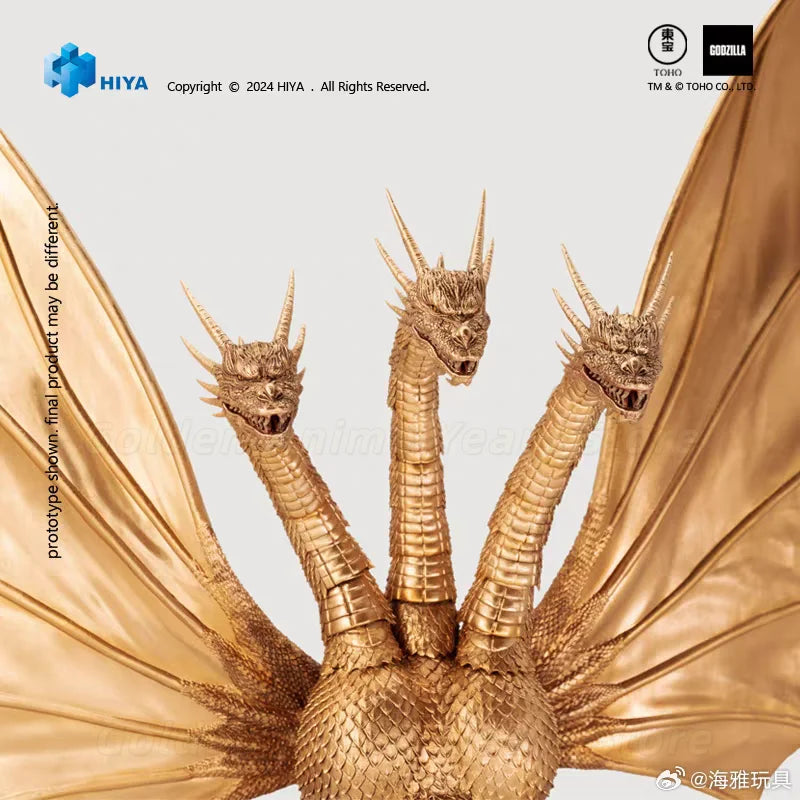 【In Stock】HIYA EBG0280 Godzilla Vs King Ghidorah 1991 King Ghidorah Articulated Model Gift&Collection