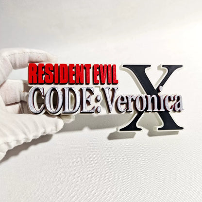 Resident Evil Magnetic Logo Stand Fridge Sticker 3d Desktop Ornament Umbrella Corporation Game Display Decor For Adult Game Fans