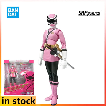 Bandai Original S.H.Figuarts Finished Movable Doll Series Attendant Team Anime Action Figure Model Toys Ornaments Gifts for Boys
