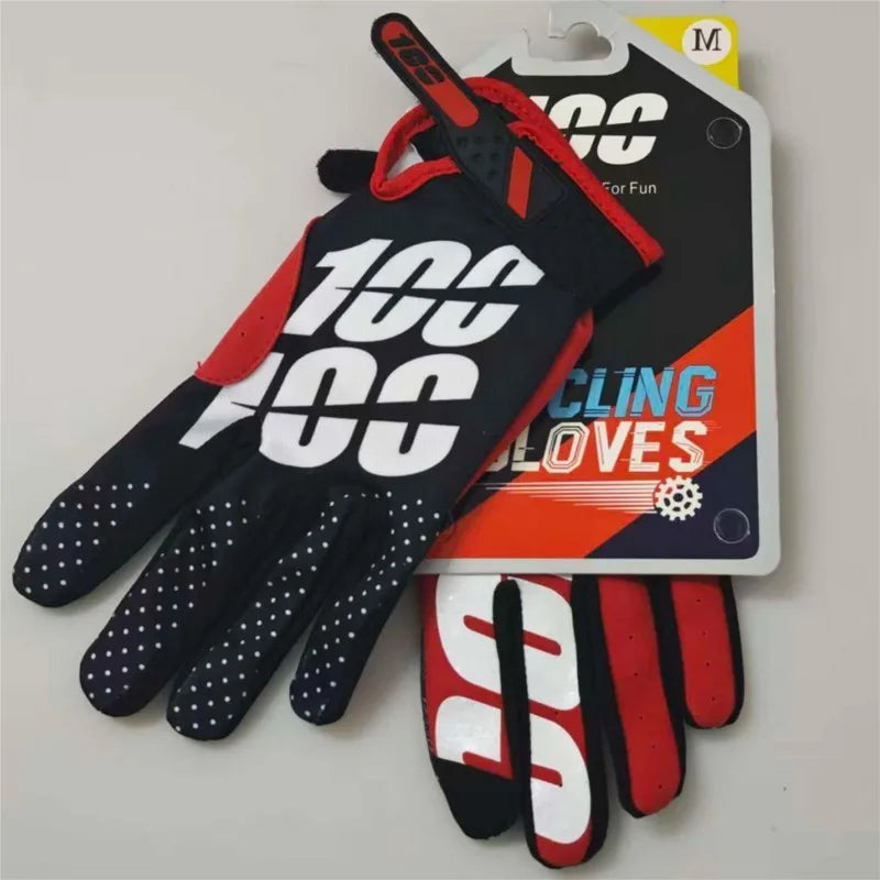 Motorcycle Racing Gloves Unisex Four Seasons Anti Slip Wear Resistant MTB Riding Gloves