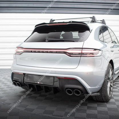 Maxton Style Rear Bumper Valance for Porsche Macan S & GTS & T MK1 Facelift 2021-2025 Rear Diffuser Body Aero Kit Spoiler Tuning