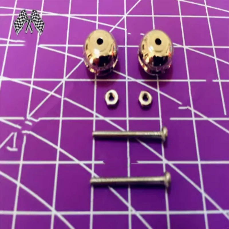 Self-made Tamiya 4WD accessories shock absorption anti-jump small tinting color electroplating small ding ding 2 pieces