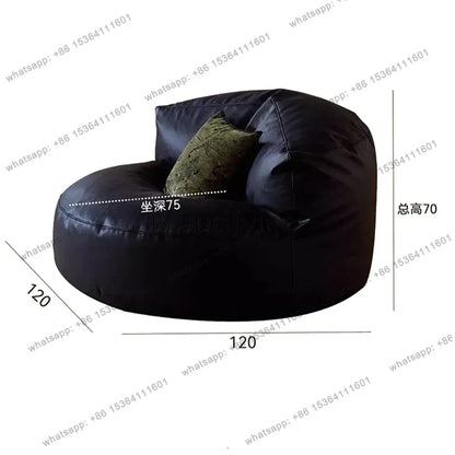 LSLeather Nordic Living Room Sofa Luxury Modern Cute Puff Couch Living Room Nordic Recliner Woonkamerbanken Living Room Furnitur