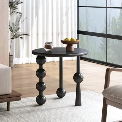 Scandinavian Solid Rubber Wood Table Small Side Table Creative Design Coffee Table Living Room Household Sofa Side Table