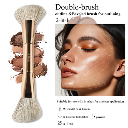 BEILI Major Sculpture Dual-ended Sculpting Brush for Makeup