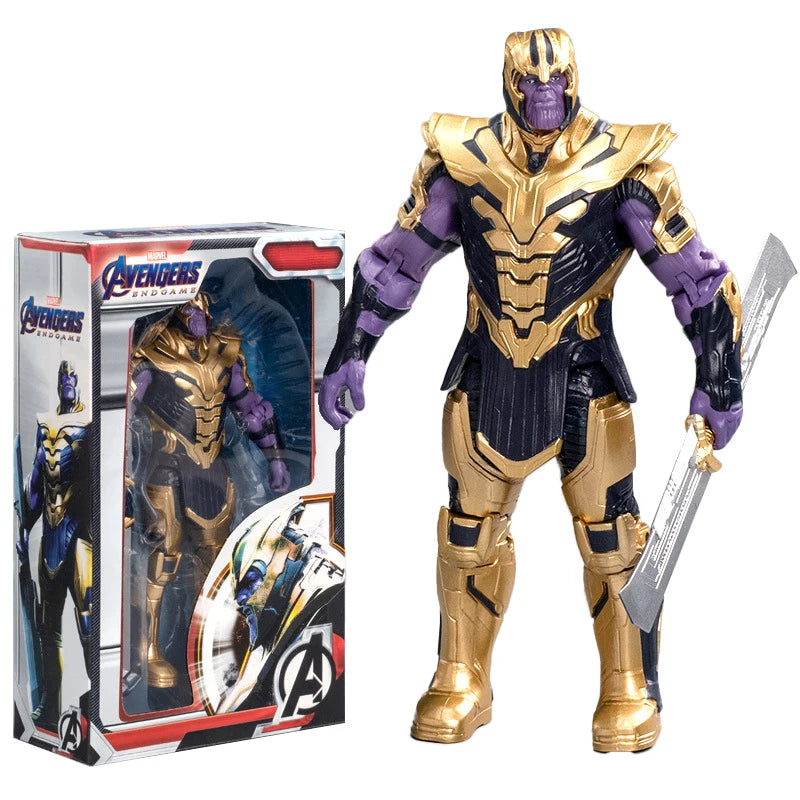 18CM Avengers Legends Figure ZDTDS Original Toy Set Spider Captain Miles Morales Thanos Ghost Iron Man Hulk Box Thor Falcon Doll