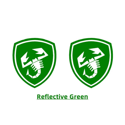 2Pcs Car Center Pillar Decorative Sticker For Fiat 500 500E 500X 500L Abarth 695 Panda Reflective Auto Sport Decor Decal Tuning