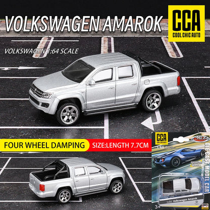 CCA MSZ 1:64 Volkswagen Amarok Exquisite hanging model classic car static car model alloy die-casting car model collection gift