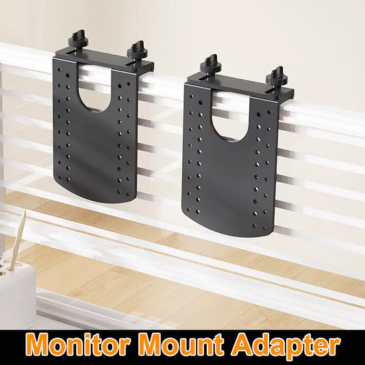 VESA Mount Adapter Bracket Kit Non-VESA Mounting Universal for 75-100 VESA Monitor Arm Compatible,up to 22 lbs