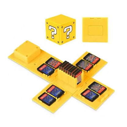 Game Card Case for Nintendo Switch 1/2/Lite/OLED 16 Slots Foldable Storage Box Cartridge Square Portable for Switch Accessories