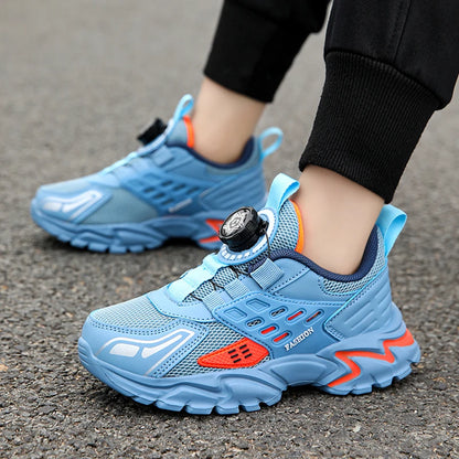Children Athletic Sneakers Summer Breathable Lightweight Outdoor Running Shoes Non-slip Tennis for Boys Kids Sports Size 28-39