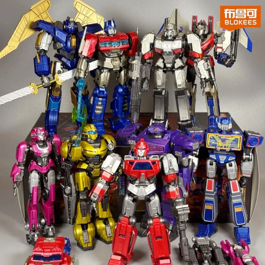 Genuine Blokees Transformers One Classic Class Optimus Prime Megatron Sentinel Prime Assembled Model Collectible Birthday Gifts