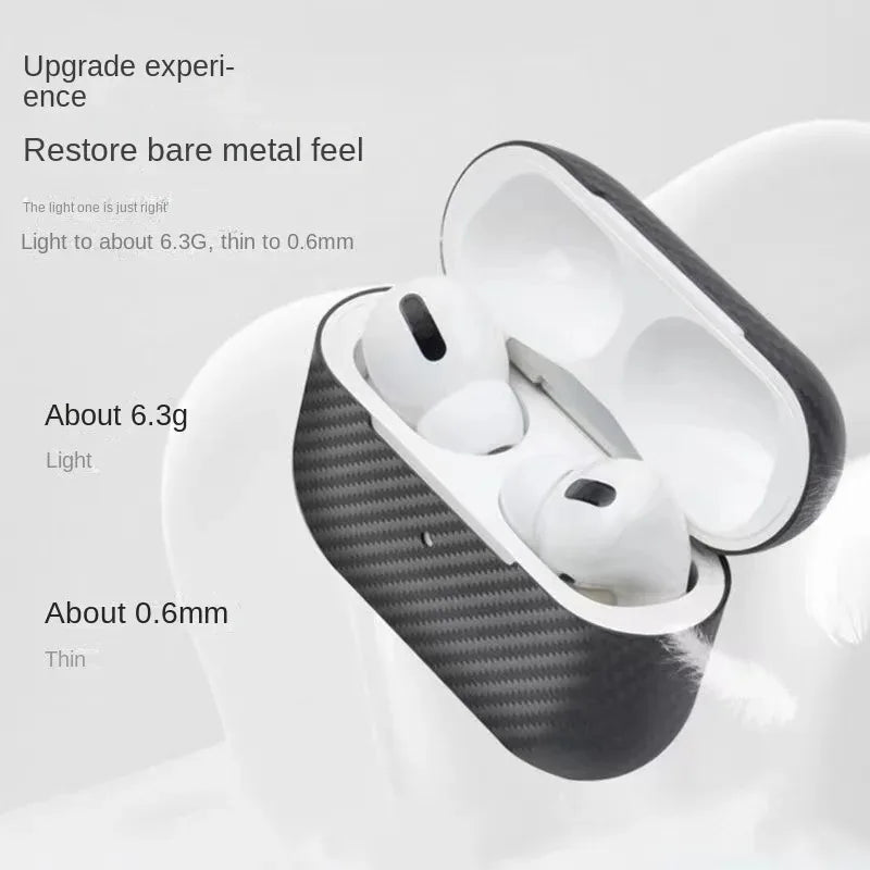 For AirPods Pro 3 Case Carbon Fiber Earphone Case Carbon Fiber Case Earphone Wireless Bluetooth For AirPods Pro 3 Cover