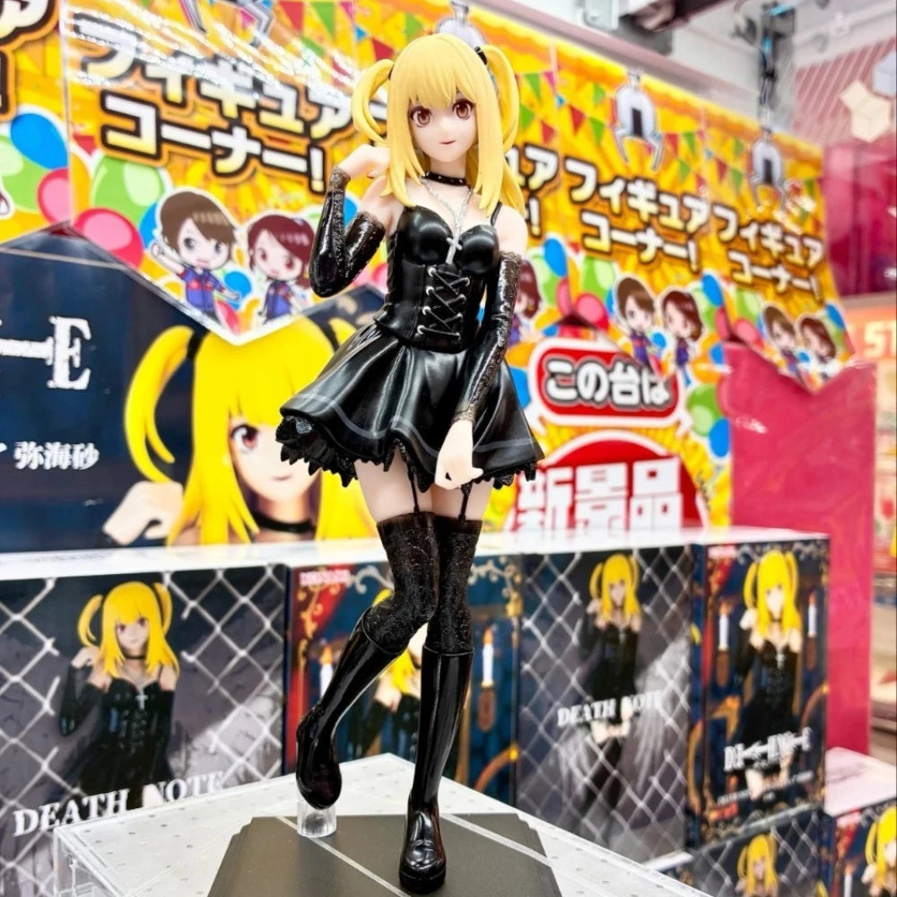 In Stock KONAMI Original Genuine Anime Death Note Misa Amane Konami Prize Collection 20cm Model Toy Figures Gift