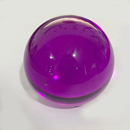 Asian Rare Natural Quartz Purple Magic Crystal Healing Fenshui Glass Ball Sphere 30/40/50/60MM Living Room Decoration
