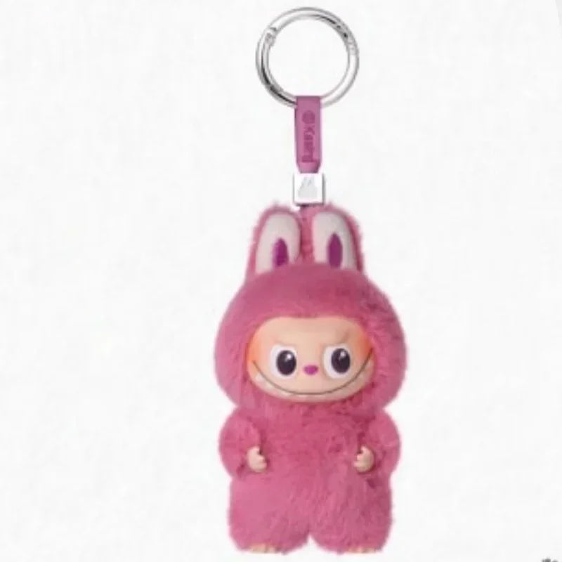 Genuine Pop Mart Pin For Love Labubu V4 The Monsters Blind Box Cute Keychain Christmas Mystery Gift