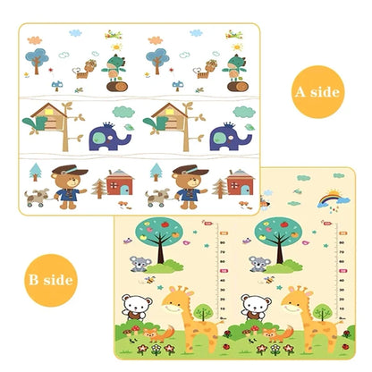 2024 New Large Size Thicken Baby Crawling Play Mats Folding Mat Carpet Play Mat for Children's Safety Rug Toys Gift Have Creases
