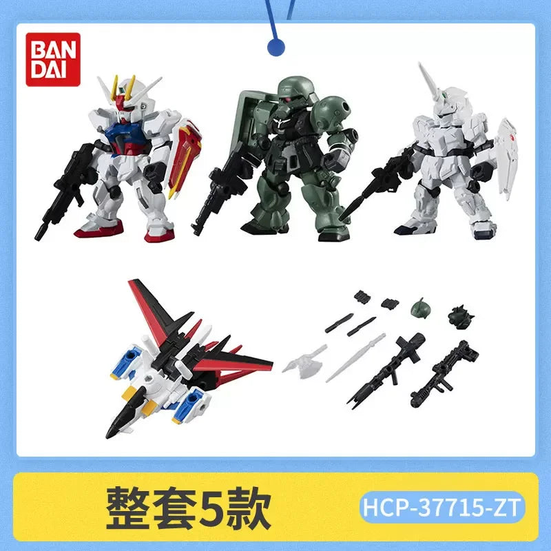Bandai Gashapon Original Mobile Suit Ensemble (MSE) Gundam RX-78-2 Strike Hi-Nu Wing Astray ZZ Barbatos Assemble Model Kit
