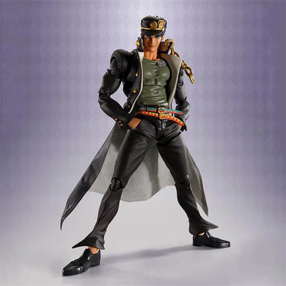 In Stock Bandai SHF Jotaro Kujo Genuine JoJo’s Bizarre Adventure Anime Action Figure High Poseability Collection Finished Model