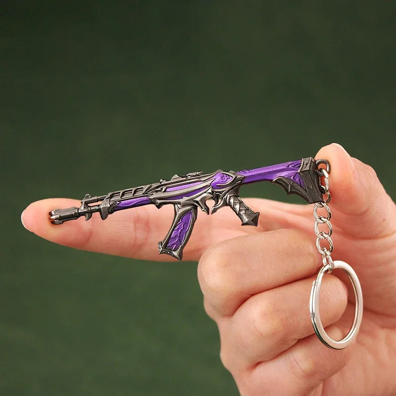 Valorant Melee Reaver 2.0 Karambit Knife Metal M4 Game Peripheral Samurai Sword Alloy Model Keychain Pendant Gifts Toys