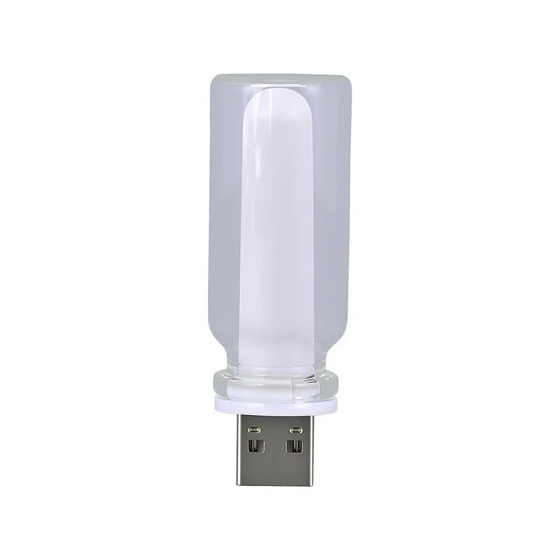 USB Glass Bottle RGB Ambient Light 10 Lighting Modes Gradient LED Atmosphere Lamp For Gaming Room Bedroom Car Decoration